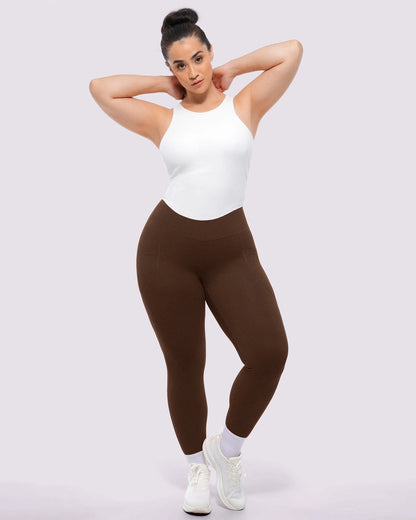 Legginsy modelujące NeoSweat® AirSlim® z wysokim stanem i bocznymi kieszeniami