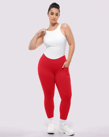 Legginsy modelujące NeoSweat® AirSlim® z wysokim stanem i bocznymi kieszeniami