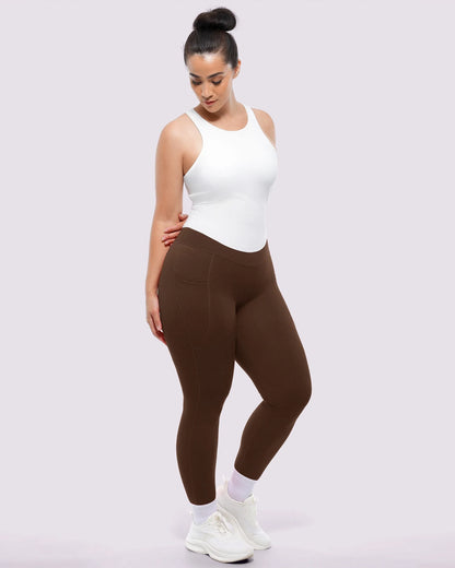 Legginsy modelujące NeoSweat® AirSlim® z wysokim stanem i bocznymi kieszeniami