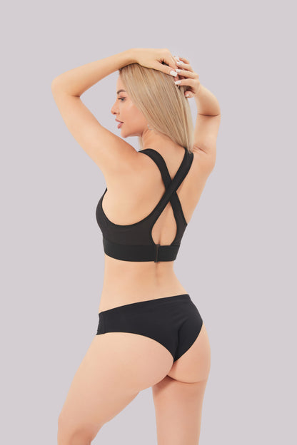 Bądź Sobą® Workout - odporny na wstrząsy biustonosz sportowy push-up